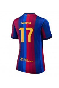 Barcelona Anthony Gordon #17 Jalkapallovaatteet Naisten Kotipaita 2026-27 Lyhythihainen
